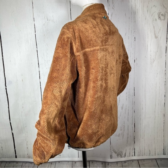 Adidas x Opening Ceremony Collab Fleece Shirt Jacket Men’s Size Large HTF RARE - Picture 9 of 16